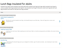 Tablet Screenshot of lunchbagsinsulatedforadults.blogspot.com