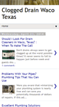 Mobile Screenshot of cloggeddrainwacotexas.blogspot.com