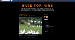 Desktop Screenshot of hateforhire.blogspot.com