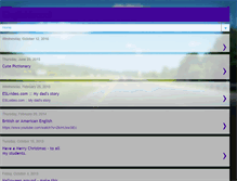 Tablet Screenshot of englishiscool-esl.blogspot.com