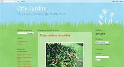 Desktop Screenshot of criejardim.blogspot.com