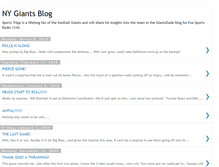 Tablet Screenshot of giantsdudeblog.blogspot.com