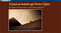 Desktop Screenshot of karola-w-egipcie.blogspot.com