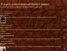 Tablet Screenshot of karola-w-egipcie.blogspot.com
