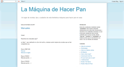 Desktop Screenshot of lamaquinadehacerpan.blogspot.com