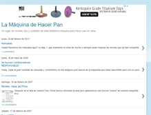 Tablet Screenshot of lamaquinadehacerpan.blogspot.com