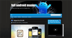 Desktop Screenshot of fullandroidmania.blogspot.com