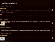 Tablet Screenshot of lapalabradelgato.blogspot.com