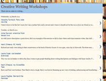 Tablet Screenshot of annalauracreativewriting.blogspot.com