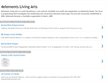 Tablet Screenshot of 4elementslivingarts.blogspot.com