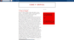Desktop Screenshot of comeycritica.blogspot.com