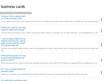 Tablet Screenshot of 1business-cards.blogspot.com