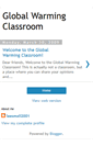 Mobile Screenshot of globalwarmingclassroom.blogspot.com