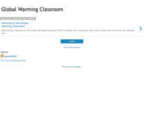 Tablet Screenshot of globalwarmingclassroom.blogspot.com