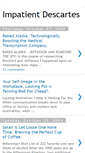 Mobile Screenshot of impatientdescartes.blogspot.com