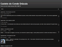 Tablet Screenshot of castelodocondedracula.blogspot.com