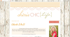 Desktop Screenshot of cheriechiclife.blogspot.com