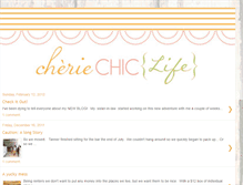 Tablet Screenshot of cheriechiclife.blogspot.com