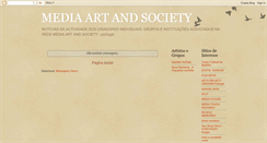 Desktop Screenshot of media-art-society.blogspot.com
