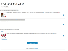 Tablet Screenshot of produccioneslalo.blogspot.com