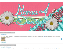Tablet Screenshot of mama-a-designs.blogspot.com