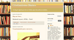 Desktop Screenshot of cristianismo-basico.blogspot.com