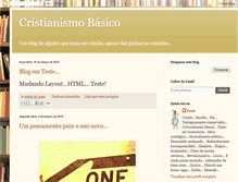 Tablet Screenshot of cristianismo-basico.blogspot.com