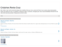 Tablet Screenshot of crisartespontocruz.blogspot.com