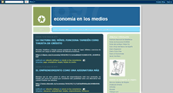 Desktop Screenshot of economiaenlosmedios.blogspot.com
