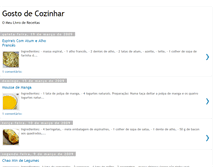Tablet Screenshot of gostodecozinhar.blogspot.com