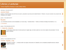 Tablet Screenshot of librosylecturas.blogspot.com