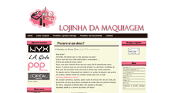 Desktop Screenshot of lojinhadamaquiagem.blogspot.com