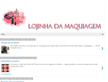 Tablet Screenshot of lojinhadamaquiagem.blogspot.com