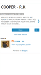Mobile Screenshot of cooper-rk.blogspot.com