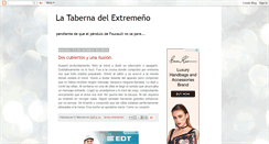 Desktop Screenshot of latabernadelextremeno.blogspot.com