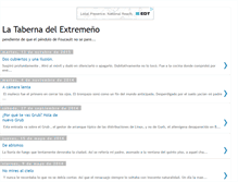 Tablet Screenshot of latabernadelextremeno.blogspot.com