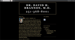 Desktop Screenshot of davidbrannonmd.blogspot.com