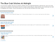 Tablet Screenshot of crochetingcrab.blogspot.com