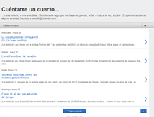 Tablet Screenshot of cuentameuncuento.blogspot.com