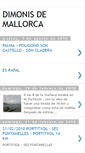 Mobile Screenshot of dimonisdemallorca.blogspot.com
