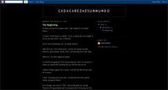 Desktop Screenshot of cadacabezaesunmundo.blogspot.com