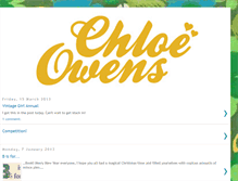 Tablet Screenshot of chloeowenstextiledesign.blogspot.com