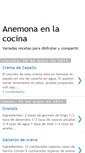 Mobile Screenshot of cocina-de-anemona.blogspot.com