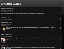 Tablet Screenshot of beymaledancers.blogspot.com