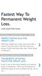 Mobile Screenshot of permanentweightloostips.blogspot.com