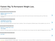 Tablet Screenshot of permanentweightloostips.blogspot.com