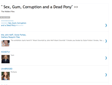 Tablet Screenshot of gumsexcorruptionandadeadpony.blogspot.com