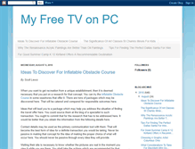 Tablet Screenshot of myfreetvonpc.blogspot.com