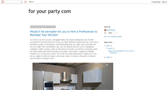Desktop Screenshot of foryourpartycom.blogspot.com