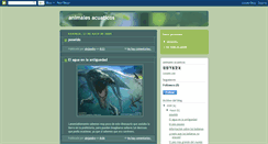 Desktop Screenshot of animalesacuaticos-alejandro.blogspot.com